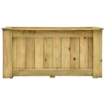 Fioriera Rialzata 100x50x50 cm in Legno di Pino Impregnato