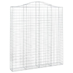 Cesto Gabbione ad Arco 200x30x220/240 cm Ferro Zincato