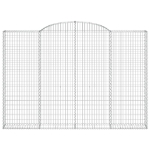 Cesto Gabbione ad Arco 300x30x200/220 cm Ferro Zincato