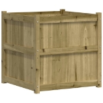 Fioriera da Giardino 70x70x70 cm in Legno di Pino Impregnato