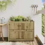 Fioriera da Giardino 90x50x70 cm in Legno di Pino Impregnato