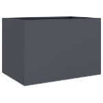 Fioriera Antracite 62x30x29 cm in Acciaio