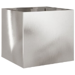 Fioriera Argento 32x30x29 cm in Acciaio Inox