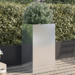 Fioriera Argento 42x38x75 cm in Acciaio Inox