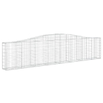 Cesti Gabbioni ad Arco 5 pz 400x30x80/100 cm Ferro Zincato