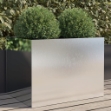 Fioriera Argento 62x47x46 cm in Acciaio Inox