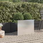Fioriera Argento 62x47x46 cm in Acciaio Inox