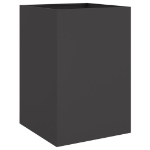 Fioriera Nera 52x48x75 cm in Acciaio