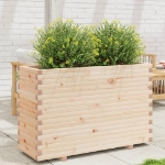 Fioriera da Giardino 110x40x72,5 cm in Legno Massello di Pino