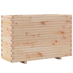 Fioriera da Giardino 110x40x72,5 cm in Legno Massello di Pino