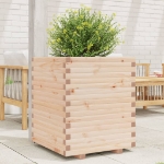 Fioriera da Giardino 60x60x72 cm in Legno Massello di Pino