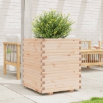 Fioriera da Giardino 60x60x72 cm in Legno Massello di Pino