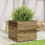 Fioriera da Giardino 80x80x72 cm in Legno di Pino Impregnato