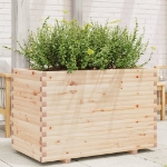 Fioriera da Giardino 110x60x72 cm in Legno Massello di Pino