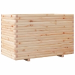 Fioriera da Giardino 110x60x72 cm in Legno Massello di Pino