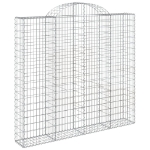 Cesti Gabbioni ad Arco 15 pz 200x50x180/200 cm Ferro Zincato