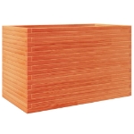 Fioriera Giardino Marrone Cera 110x60x68,5 Legno Massello Pino