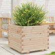 Fioriera da Giardino 60x60x49,5 cm in Legno Massello di Pino