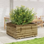 Fioriera da Giardino 90x90x49,5 cm in Legno di Pino Impregnato