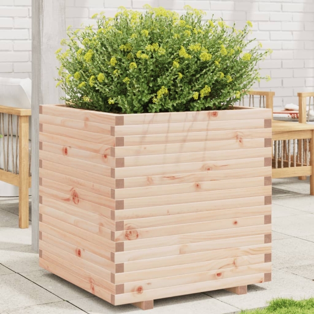 Fioriera da Giardino 70x70x72,5 cm in Legno Massello di Pino