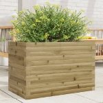 Fioriera da Giardino 70x40x46 cm in Legno di Pino Impregnato