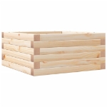 Fioriera da Giardino 50x50x23 cm in Legno Massello di Pino
