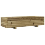 Fioriera da Giardino 110x40x26,5 cm in Legno di Pino Impregnato