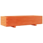 Fioriera Giardino Marrone Cera 110x40x26,5 cm in Legno di Pino