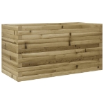 Fioriera da Giardino 90x40x45,5 cm in Legno di Pino Impregnato