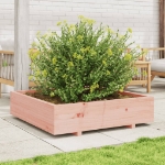 Fioriera da Giardino 100x100x26,5 cm Legno Massello di Douglas