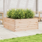 Fioriera da Giardino 110x110x46 cm in Legno Massello di Pino