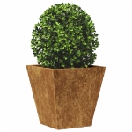 Fioriera da Giardino 30x30x30 cm in Acciaio Corten