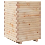 Fioriera da Giardino 50x50x72 cm in Legno Massello di Pino