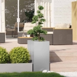 Fioriera 40x80x80 cm in Acciaio Zincato