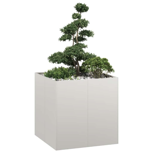 Fioriera 80x80x80 cm in Acciaio Inox