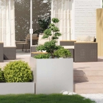 Fioriera 80x80x80 cm in Acciaio Inox