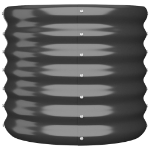 Vaso Giardino Acciaio Verniciato a Polvere 40x40x36cm Antracite