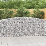 Cesto Gabbione ad Arco 400x30x100/120 cm Ferro Zincato