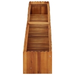 Letto Rialzato da Giardino 200x30x25 cm in Massello di Acacia