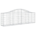 Cesti Gabbioni ad Arco 10 pz 200x30x60/80 cm Ferro Zincato