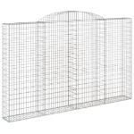 Cesti Gabbioni ad Arco 5 pz 300x30x180/200 cm Ferro Zincato