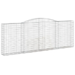 Cesti Gabbioni ad Arco 10 pz 400x30x140/160 cm Ferro Zincato