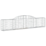Cesti Gabbioni ad Arco 17 pz 300x30x60/80 cm Ferro Zincato