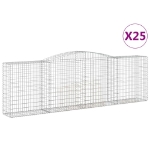 Cesti Gabbioni ad Arco 25 pz 400x50x120/140 cm Ferro Zincato