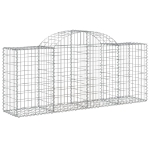 Cesti Gabbioni ad Arco 40 pz 200x50x80/100 cm Ferro Zincato