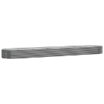 Letto Giardino Acciaio Verniciato a Polvere 507x100x36cm Grigio