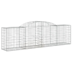 Cesti Gabbioni ad Arco 5 pz 300x50x80/100 cm Ferro Zincato
