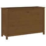 Fioriera Rialzata da Giardino Ambra 119,5x40x78cm Massello Pino