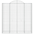 Cesto Gabbione ad Arco 200x50x200/220 cm Ferro Zincato