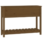 Fioriera con Mensola Ambra 111,5x34,5x81 cm Legno Massello Pino